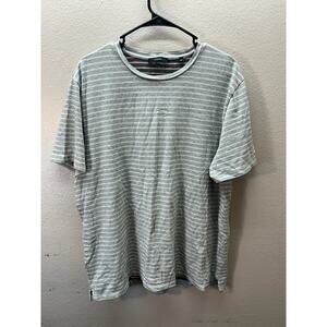 Vince Short‎ Sleeve T-Shirt Men's Crewneck Tee XL Gray Striped Relaxed Basic